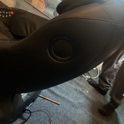 Impulse Black Faux Leather Massage chair 