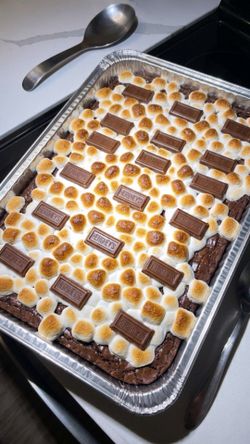 toasted s’mores brownie pan