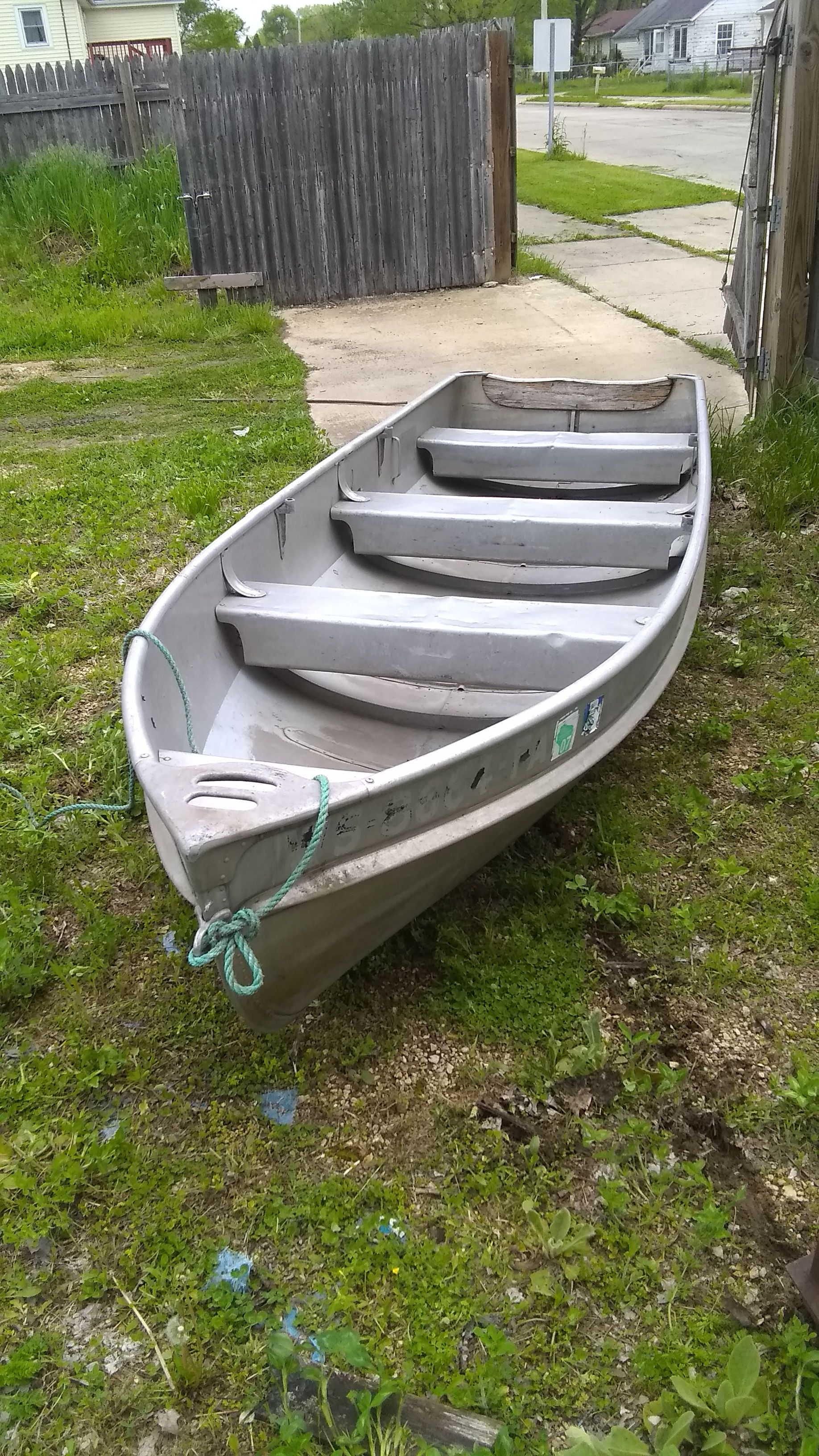 1967 Alumacraft fishing boat with trailer