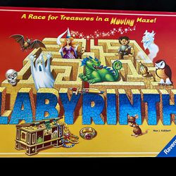 Complete 2007 Labyrinth Treasure Maze Board Game