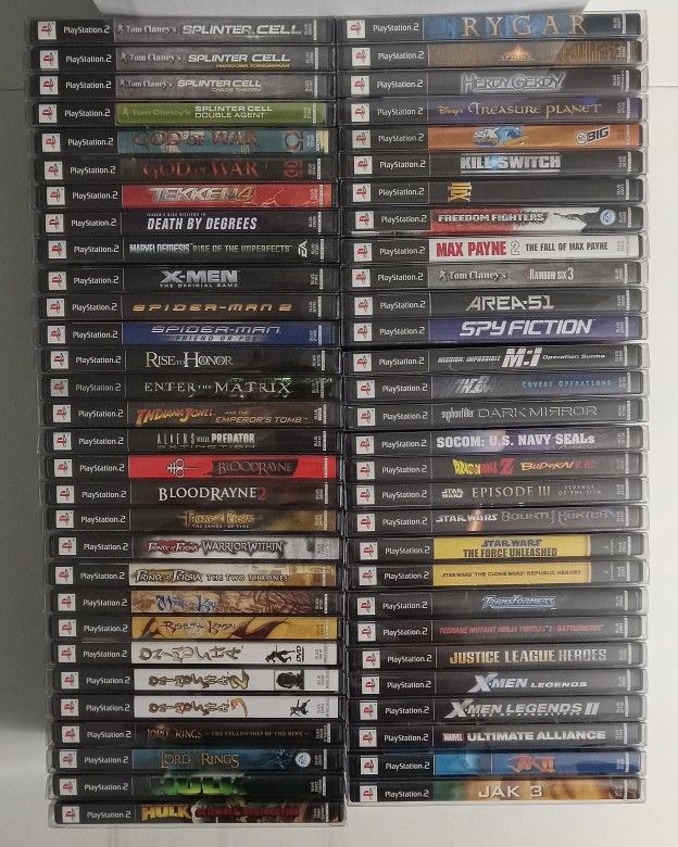 Playstation 2 - 59 PS2 Video Game Lot. NEW/Like New
