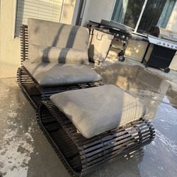 Stori Modern Chair & Ottoman 