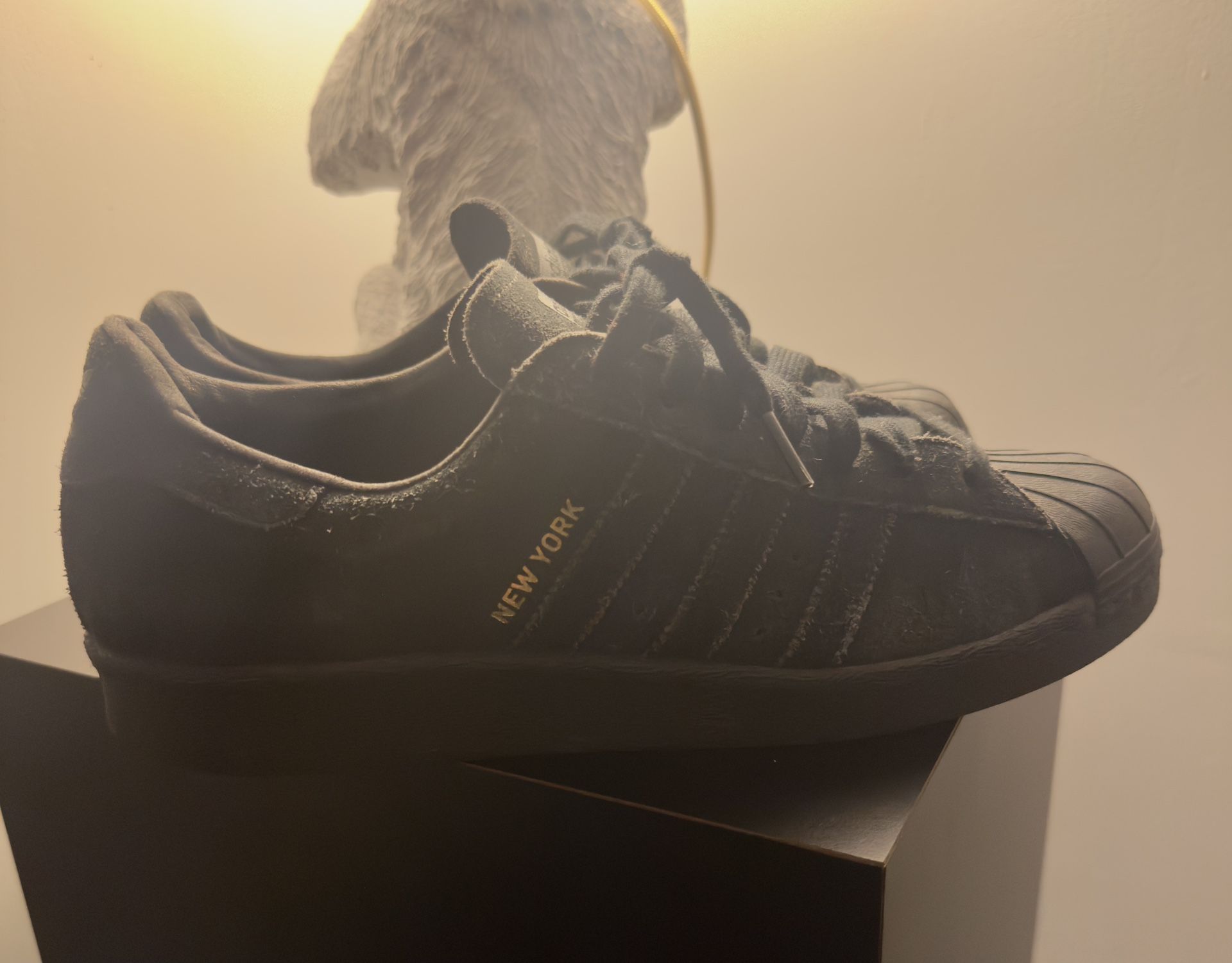 adidas Superstar 80s 'NYC' Mens Size 10 Shoes Black New York City Edition 2015