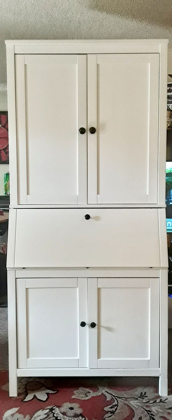 Ikea Hemnes Secretary Desk w/ Hutch for Sale in WA OfferUp