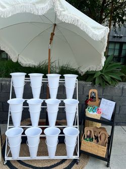 Flower cart/flower arrangement/bar de Flores