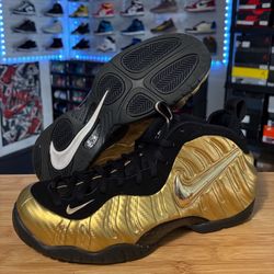 NIKE FOAMPOSITE PRO “METALLIC GOLD” SIZE 12