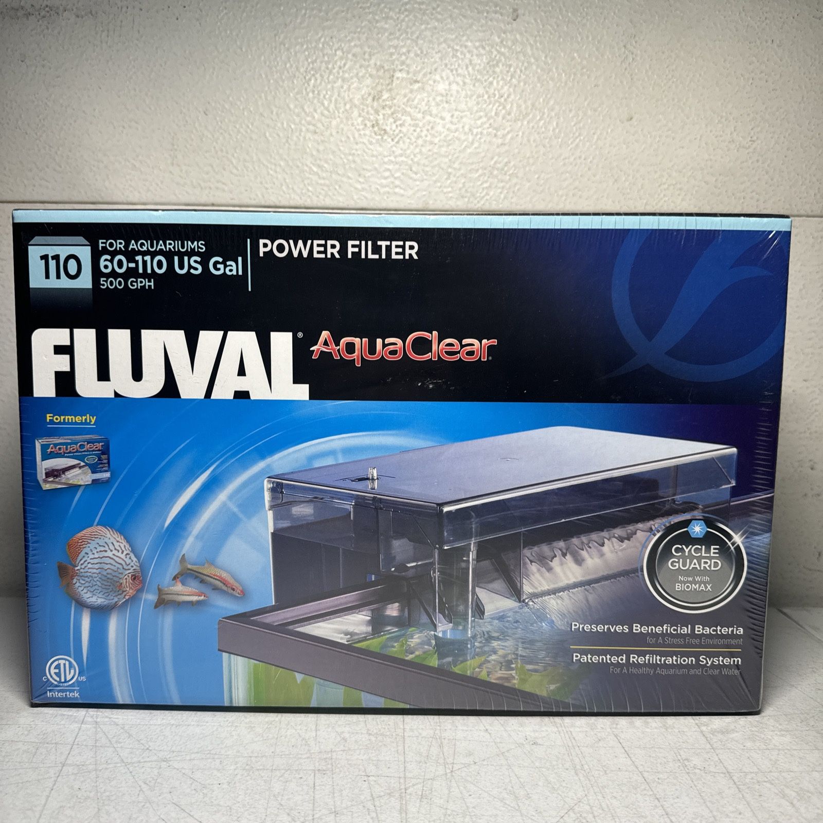 Fluval AquaClear 110 Power Filter for 60-110 US Gal Aquariums 