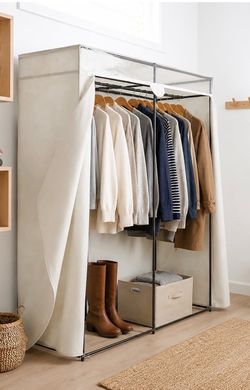 Open box  Single Tier Zippered Extra Wide Clothes closet