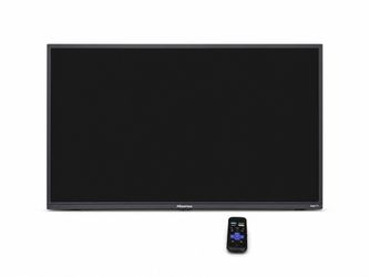 Small TV with remote