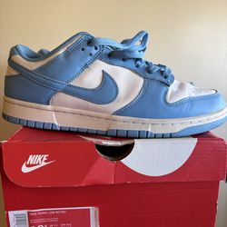 Nike dunk low used unc size 10.5