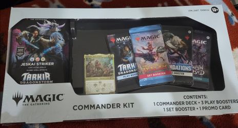 The Gathering Commander Kit – Jeskai Striker Tarkir Dragonstorm Sealed NEW