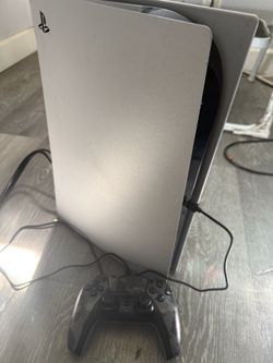PlayStation 5 with dual shock remote