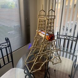 Eiffel Tower Wine Rack – Holds 6 Bottles