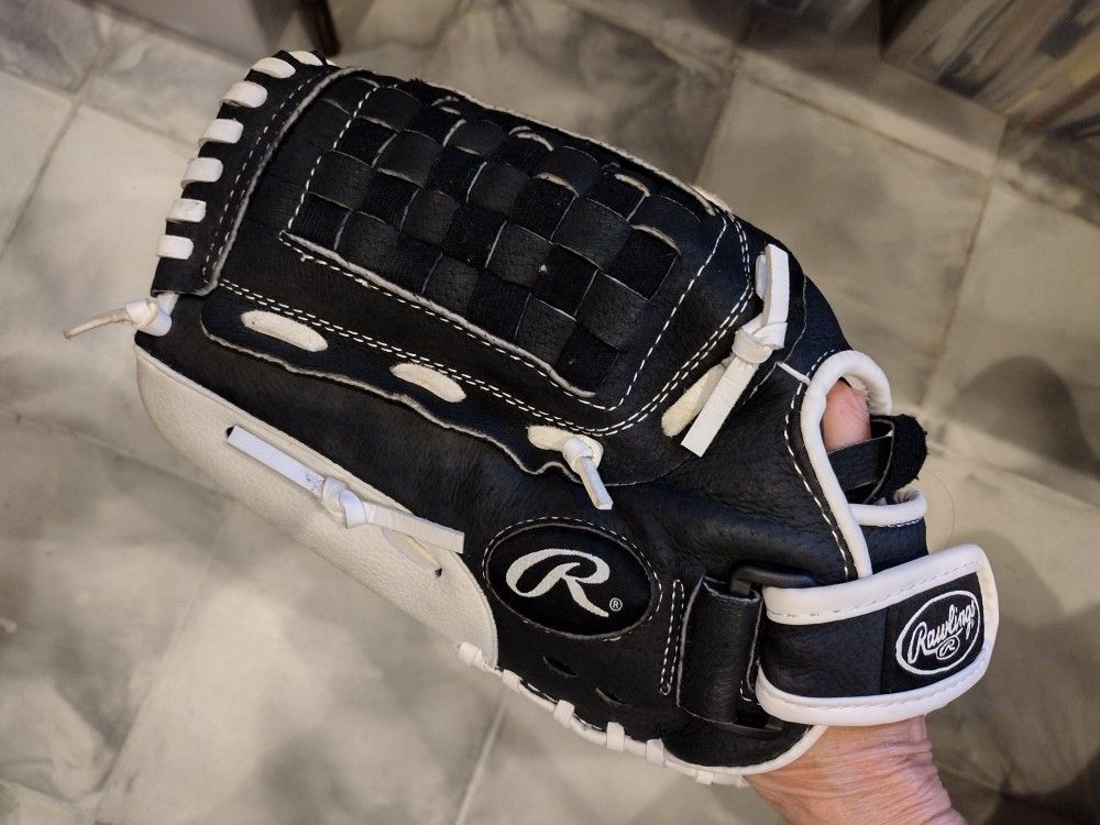 Rawlings HFP125BW Leather ⚾ Baseball/Softball Left Hand Thrower Glove 12.5"