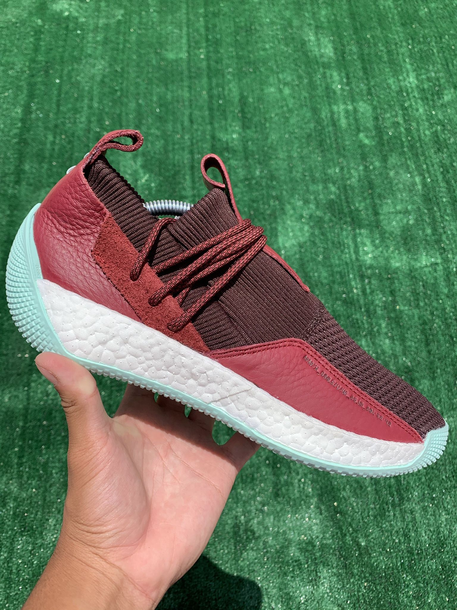 ADIDAS HARDEN LIFESTYLE 2 LACE “MAROON MINT” (Size 10.5, Men’s)