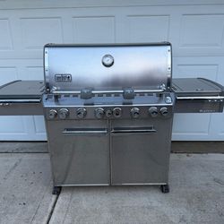 Weber Summit S-670 Stainless Steel Grill (Retail $3,600+) – Premium Outdoor Grill