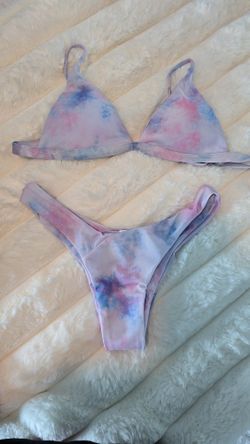 High Cut Tie Dye Bikini