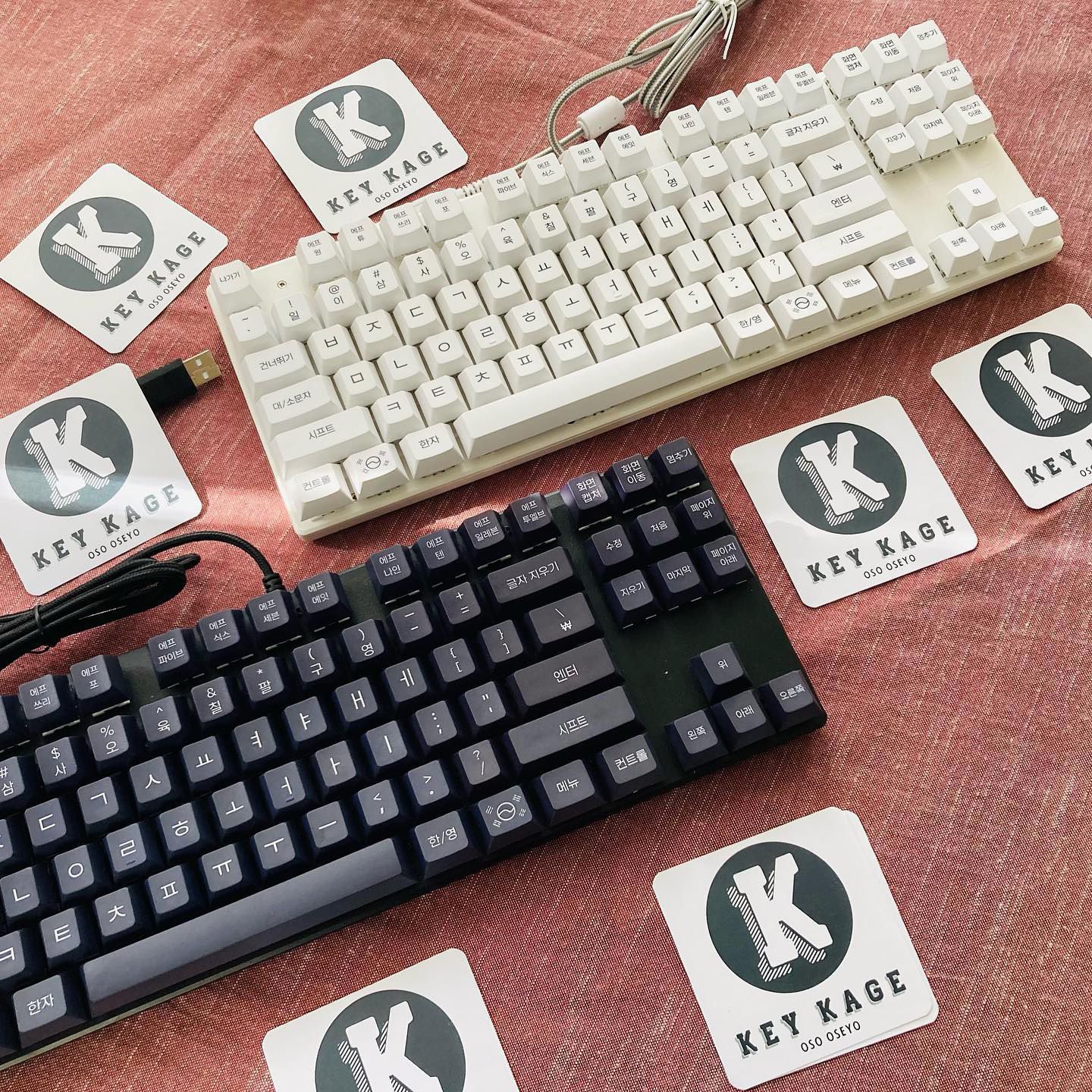 Korean only keycaps/ keyboard