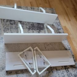 IKEA WHITE SHELVES X3 