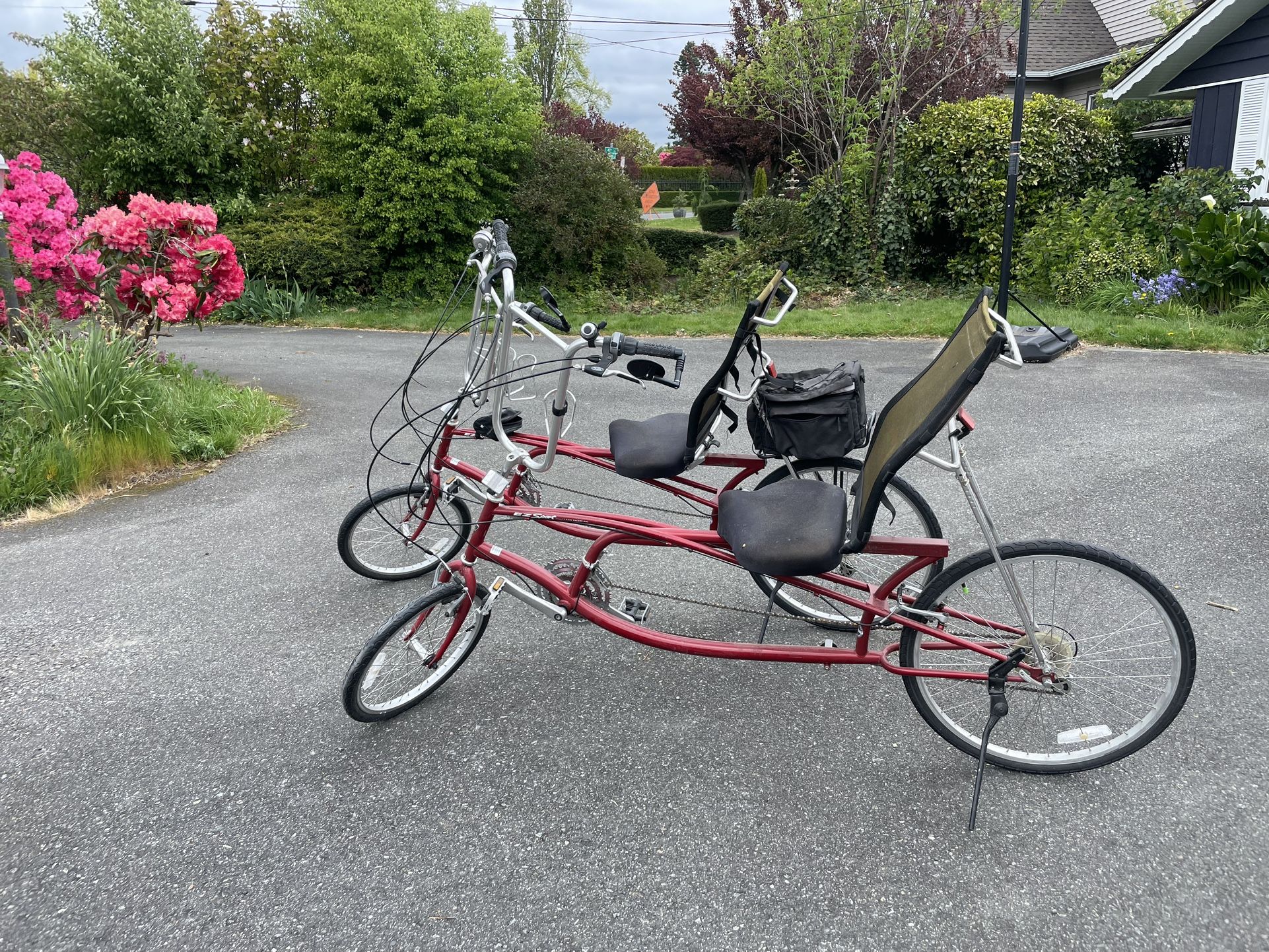 Matching Recumbent Bikes
