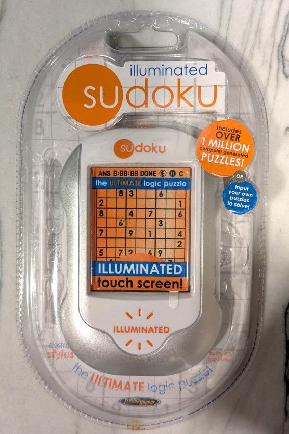 New Electronic Handheld Sudoku Game