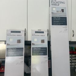 3 White Shelves Brand New In Boxes