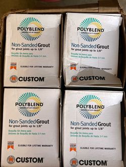 Non sanded grout