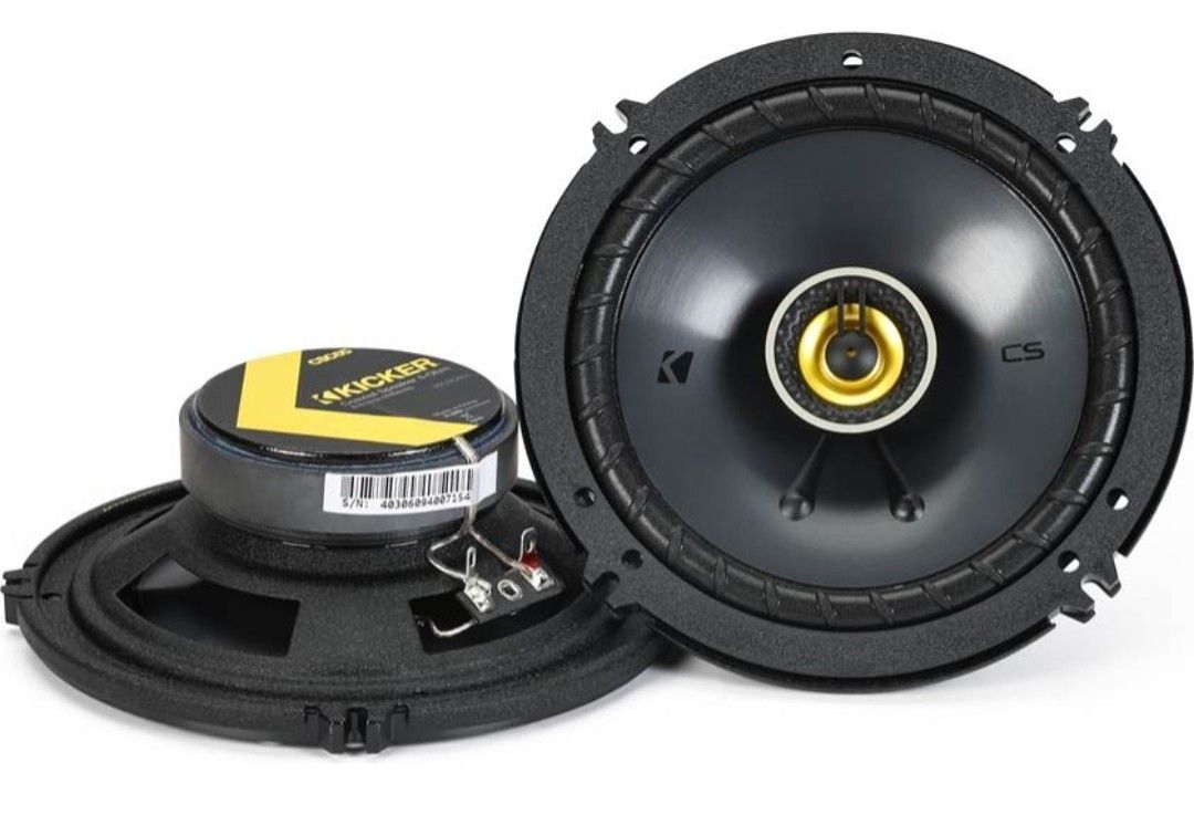 Kicker 46CSC654
CS Series 6-1/2" 2-way car speakers
