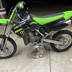 Kx85 with big wheel kx100 kit