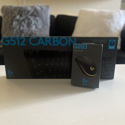 Logitech  G512 Carbon Keyboard Plus Mouse