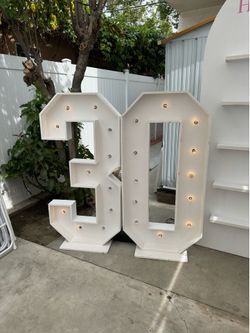 Marquee Number Light Up Number Numeros con Luz