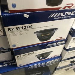 Alpine R2-w12d4 On Sale Today For 249.99