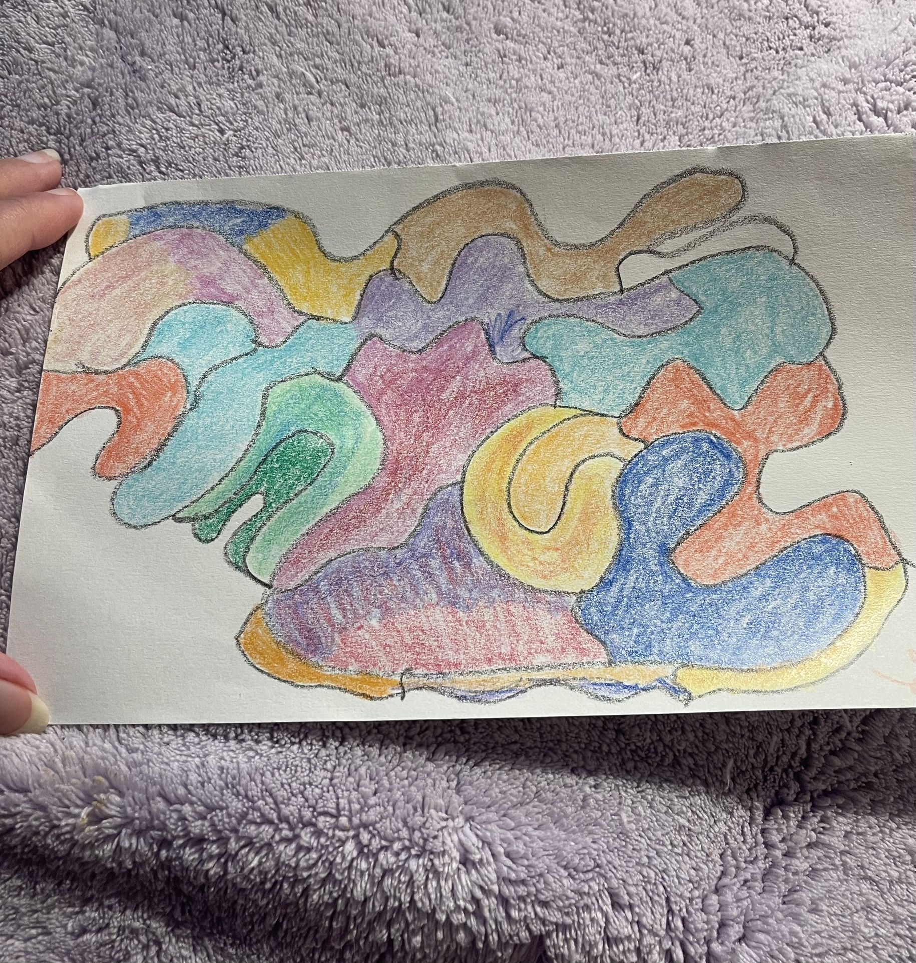 Unusual Style Abstract Art Drawing 