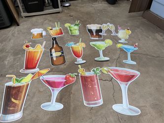 Drinks Yard Sign Set