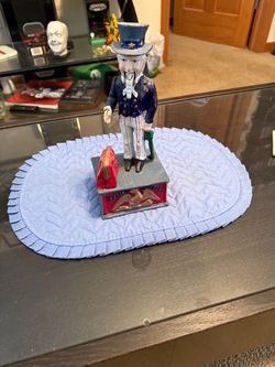 Uncle Sam Cast Iron Mechanical Bank