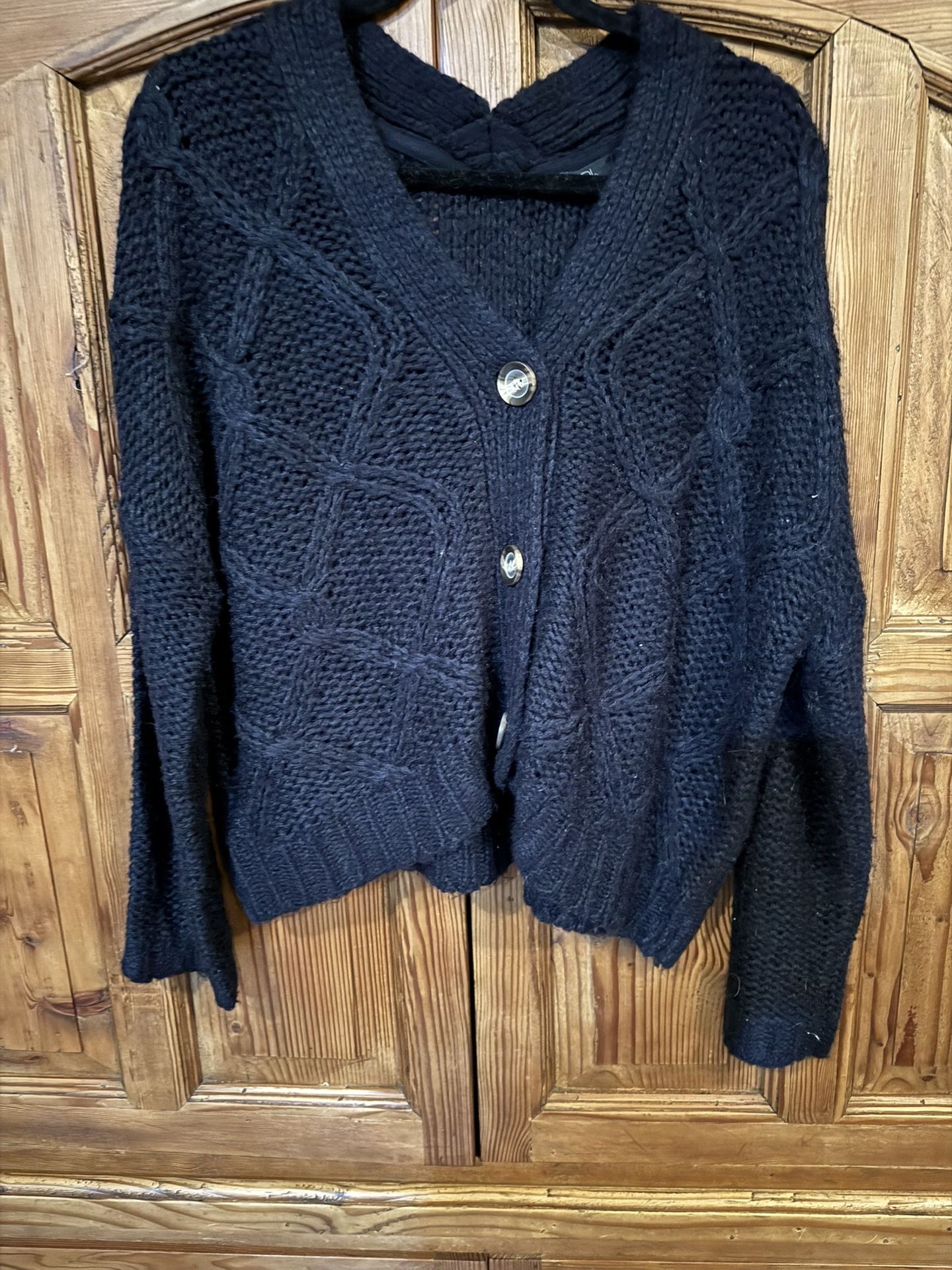 RDi Dark Blue Cardigan Sweater Women’s Size Medium