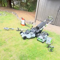 EGO mower combo