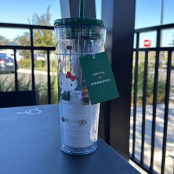 Hello Kitty Starbucks Cup 2025 Holiday 