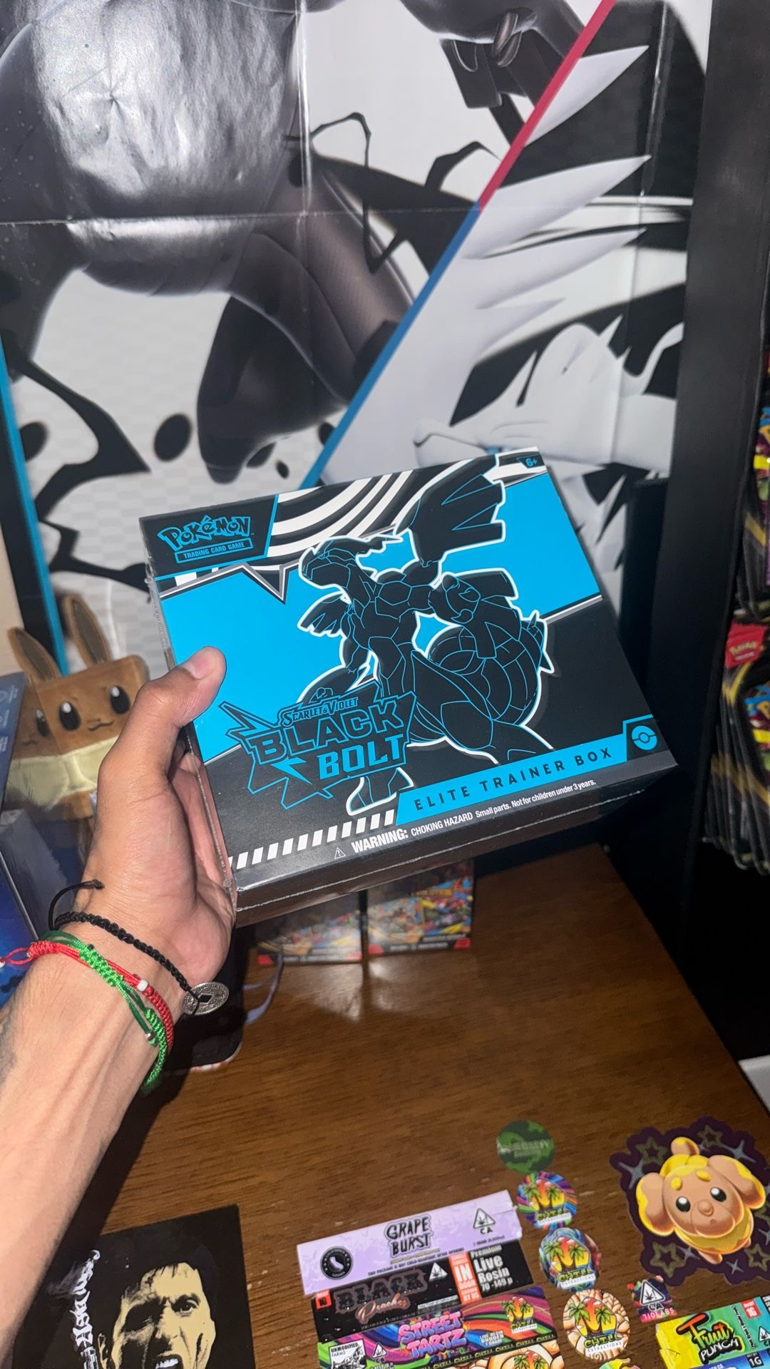 Scarlet And Violet Black Bolt Elite Trainer Box 9 Pack Pokemon Cards