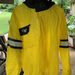Waterproof Yellow Rainwear Sport Jacket 