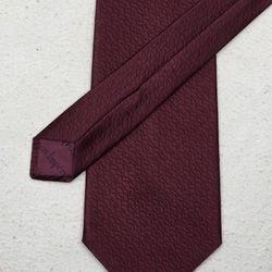 Pattern On Burgundy Tie