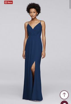 Marine Bridesmaid Dress Navy Long