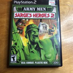 PlayStation 2 / PS2 - Army Men 2 Sarges Hereos