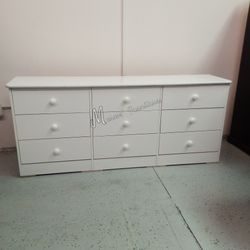 White Wide Bedroom Dresser! 