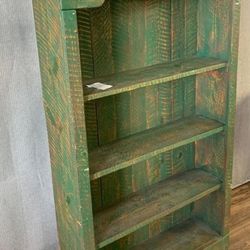 Rustic Wood Bookcase 