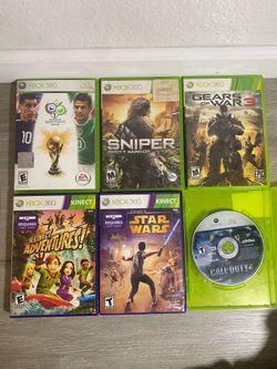 Bundle Lot of 6 Xbox 360 Games 2006 FIFA World Cup Call of Duty 2 Star Wars