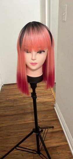 Multi wig hot pink black 10 inches new great price