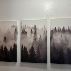 3-Piece Forest Wall Art