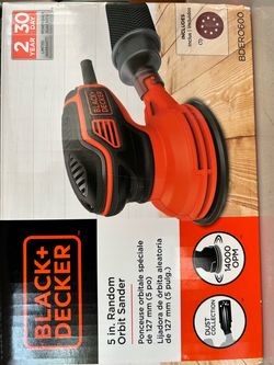 Black+Decker BDERO600 5-Inch Random Orbit Sander