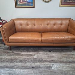 Hydeline Solana Prospera Top Grain Leather Sofa
